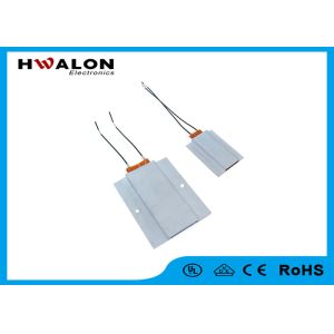 Custom Insulated PTC Ceramic Heater Element 200w AC / DC 12v With Aluminum Plate
