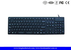 Cheap 105 Keys Waterproof Silicone Keyboard With 12 Function Area For Numeric Keys for sale