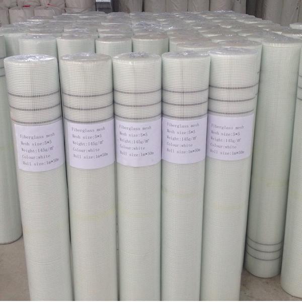 Alkali Resistant Fiberglass Wire Mesh 150g/m2 5X5 Wire Mesh For Wall Plastering