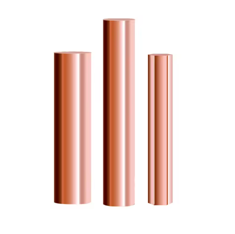 China Pure Copper 99.999% Rods C12200, C90500, CuZn40Pb2 High-Conductivity Bars For Electrical & Industrial Use on sale