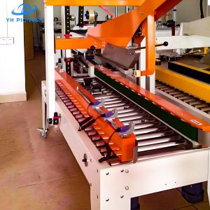 High Efficiency Carton Case Sealer Machine 400W Custom Speed To 20M/Min