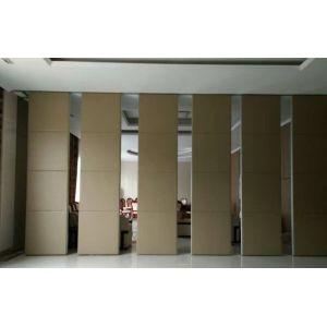 Soundproof Material Folding Panel Partitions Commercial Furniture 4 m Height