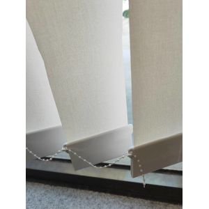 Water Wave Blinds Vertical Polyester Blind Fabric Decorate Home Window