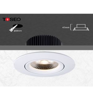 11W White Round 90MM Adjustable LED Ceiling Spotlights For Corridor
