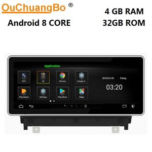 Ouchuangbo multimedia player gps radio for Audi A3 2014-2017 support BT MP3