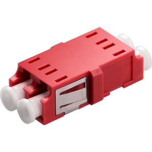 LC/PC LC/APC Duplex Fiber Optic Adapter Low Environmental Sensitivity