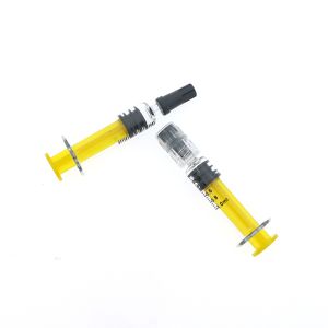 100pcs/Case Luer Lock Glass Syringe Plastic Plunger