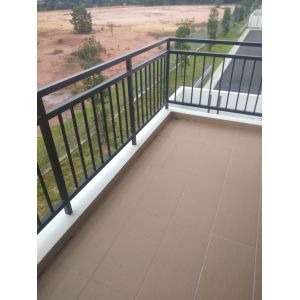 Forged Iron Balustrades Smooth Surface Railing Sun Shade