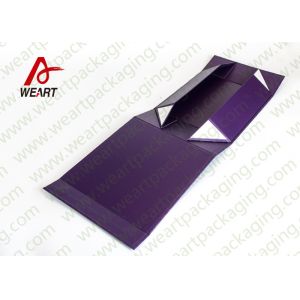 UV Coated Automatic Foldable Paper Boxes Gift Packaging With Magnets