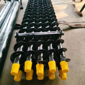 73mm Black Painted HDD Drill Pipe With API NC Connection 3m Length 8mm Wall