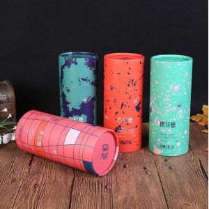 Eco Friendly Romantic Cylinder Paper Packaging Box For Valentine'S Day Custom