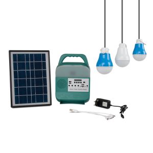 Multifunctional Touch Switch Solar Rechargeable Lamp With Solar Panel