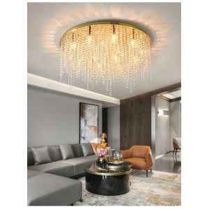 Crystal Chain Ceiling Lights New Lampara Techo for Home Decor guzhen lighting(WH