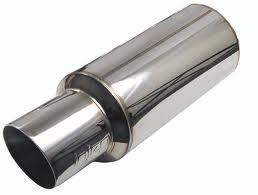 China IATF 16949 Exhaust System Muffler 2 Inch Stainless Steel Muffler Reducing Noise on sale