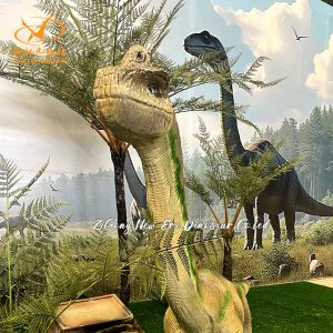 Theme Park Realistic Animatronic Dinosaur Custom Design With Infrared Sensor