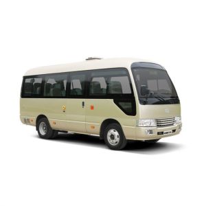 22 Seater Diesel Coaster Bus With Automatic Transmission And LCD Monitors