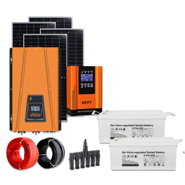 Quality Complete 8kw Solar System Kit Single Phase Adjustable AC Voltage Off Grid Inverter wholesale