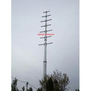 Power Transmission Electric Steel Pole With Damage Test Report