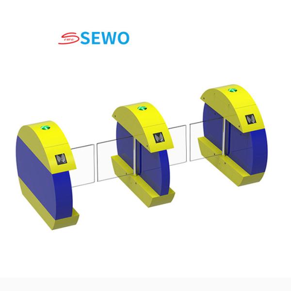 Quality Mini Boon Edam Full Height Turnstile Security Systems Barcode Card Swing Barriers For Kids wholesale