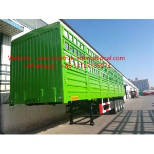 Premium Fence Semi-Trailer (3 Axles): 80CBM Capacity & 75T Loading Capability