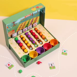 Farm Fruit Vegetable Plantation Early Educational Toy Color Classification Cup