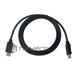 3ft / 0.9m 4K 1080P Displayport 1.2 Cable Male To Male For HDTV Projector