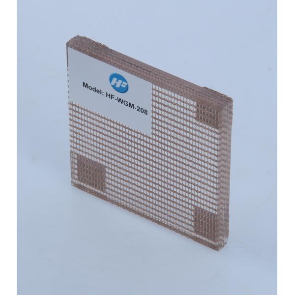 1m Width Woven Copper Mesh Laminated Glass Decoration Project Use