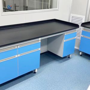 Alkali Resistant Lab Benches With Storage