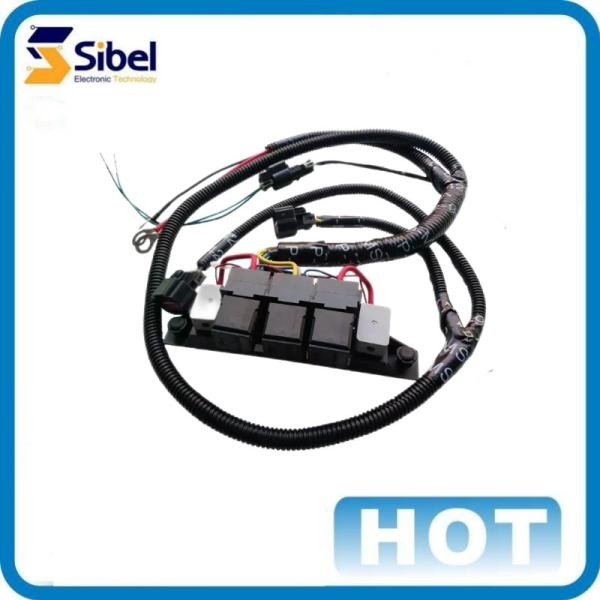 Fuse holder and relay wire harness with Delphi connector Dual Electric Fan