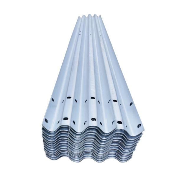 Roadway Safety Customized W Beam Steel Crash Barrier for Hot Dipped Galvanized