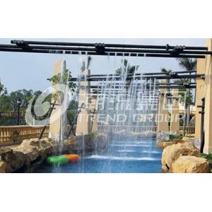 Strong Large Water Park Lazy River / Galvanized Carbon Steel Supporting