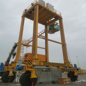 RTG Model Rubber Tired Gantry Crane Support Customization 40 Ton Gantry Crane