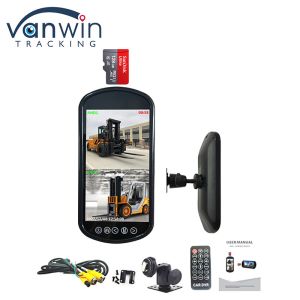 7 inch 2 Channel HD 1 Way Audio Input Car Monitor Rearview Mirror High Digital