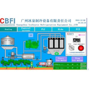 Stainless Steel 304 Crystal Ice / Edible Ice Cube Maker Machine R507 Refrigerant