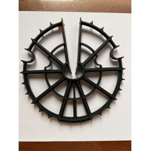 60mm Plastic Rebar Spacers Circular Concrete Cover PP Material