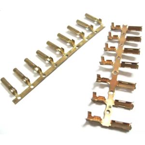 Gold Plated Metal Stamped Terminals For Automotive Applications