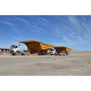 Hydraulic Bridge Truck Trailer with 500 Tons Capacity and Multi-axle Goldhofer