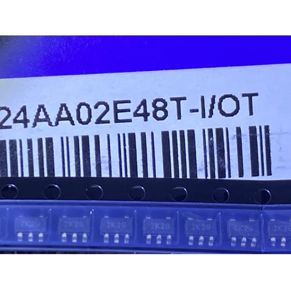 24AA02E48T-I/OT 24AA01T-I/OT EEPROM Memory IC 1Kb (128 x 8) I²C 400 kHz 3500 ns