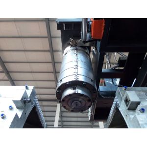 Power saving single station extrusion molding machine for chemical barrel max