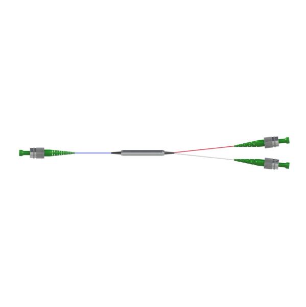 Quality 1550nm Corning PM Filter Coupler 1x2 ER25dB polarization maintainance With FC APC wholesale