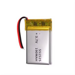 551525 3.7V 190mAh Lithium Polymer Battery KC UN38.3 Certified Rechargeable Lipo