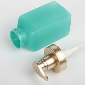 Luxury 500ml 750ml Matte Light Green Square Body Wash Soap Airless Salon