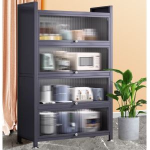 China Carbon Steel metal kitchen pantry Easy To Clean 28 Cm Wide on sale