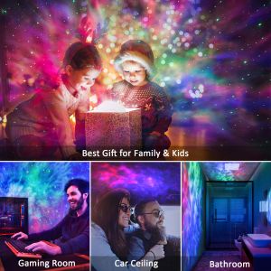 Round LED Starry Sky Night Light Projector 5W For Christmas