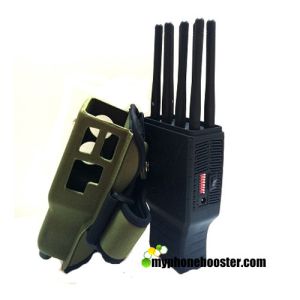 5.5W 2G+3G+4G+WIFI+GPS Pocket Cell Phone Blocker Jammer With Nylon Case Jamming