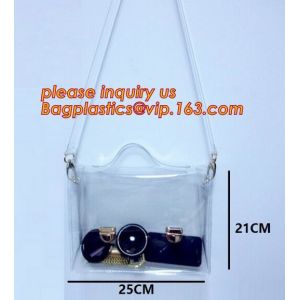 biodegradable PVC tube handle carrier bag, handle packing bag oem pvc bag,zipper