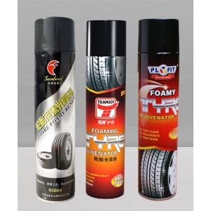 China 750ml / 500ml Tire Cleaner Spray Tire Cleaner And Shine For Car 12pcs/Carton on sale