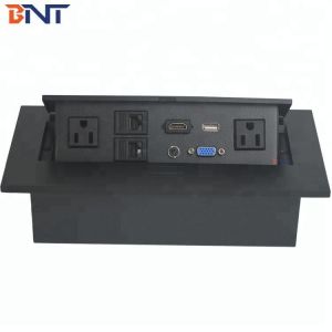 BNT Tabletop Pop Up Outlet Connector For Conference Table BD630-2US