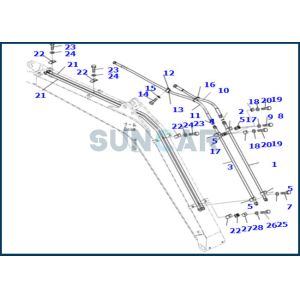 China 707-98-26200 7079826200 Bucket Cylinder Seal Kit fits KOMATSU PC55MR-3 on sale