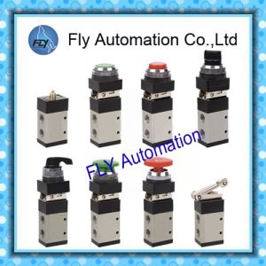 China 3/2 Way 1/4 Aluminum Body MSV98322 Shako Mechanical Pneumatic Manual Valves on sale